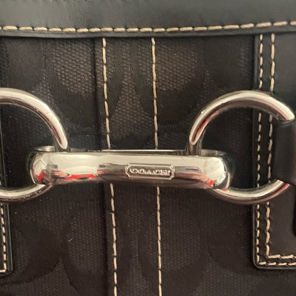 Black Coach Handbag - Picture 5 of 5